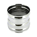 Соединитель мама-мама D 115 для дымохода из нержавеющей стали Прок по цене 292 руб.